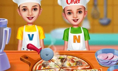 V And N Pizza Cooking Game img