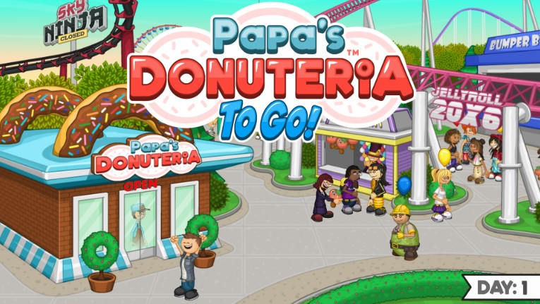 Papa's Donuteria game online 1